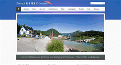 Desktop Screenshot of erlaufsee-strandbuffet.at